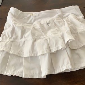 White Ivivva Running Skirt, built it shorts